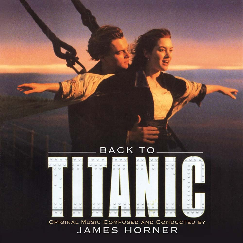 OST Back to Titanic by James Horner Coloured Translucent Yellow Vinyl (2 LP)