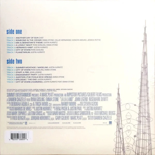 OST La La Land by Justin Hurwitz