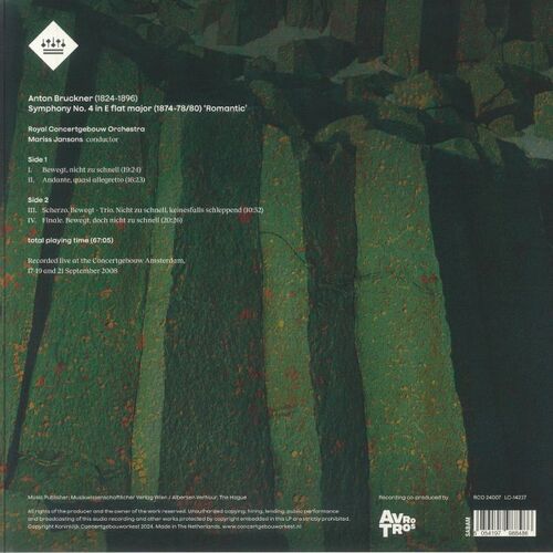 Mariss Jansons & Royal Concertgebouw Orchestra Bruckner: Symphony No.4