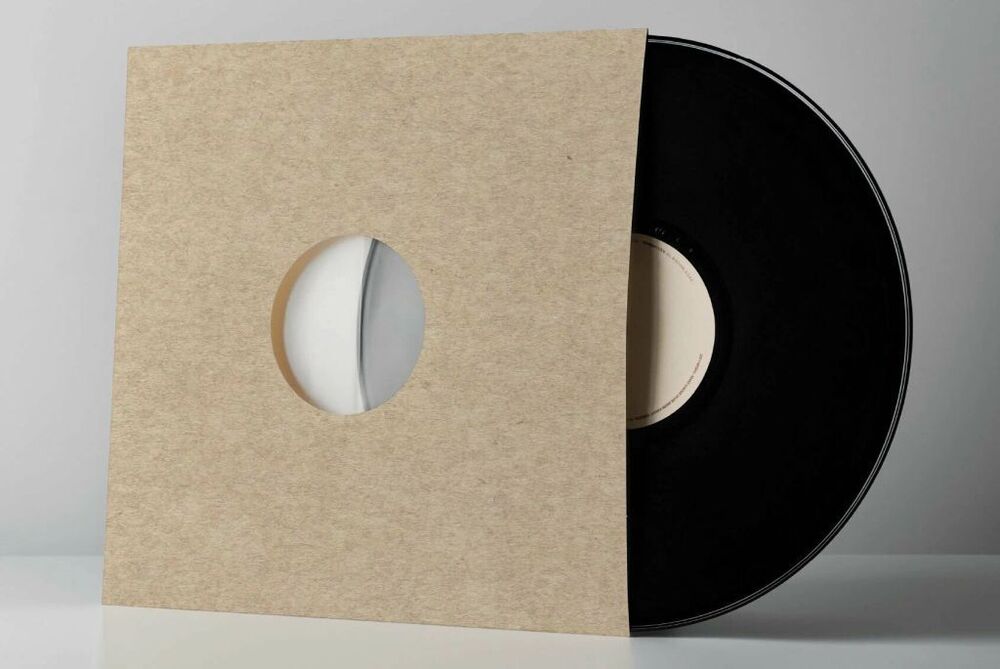 Torian Outer Record Sleeves Cardboard Center Hole Craft Brown Set (5 pcs.)