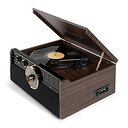 Victrola Empire 6-in-1 Farmhouse Walnut