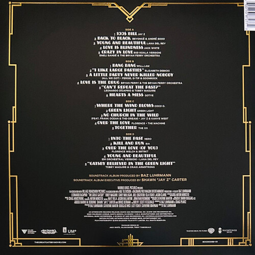 OST The Great Gatsby: Music from Baz Luhrmann's Film Deluxe Edition Coloured Gold Nugget Vinyl (2 LP)