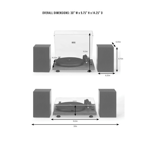 Crosley C62 Walnut