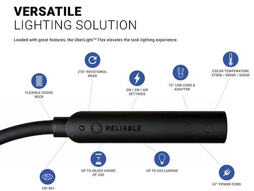 Reliable UberLight Flex Black