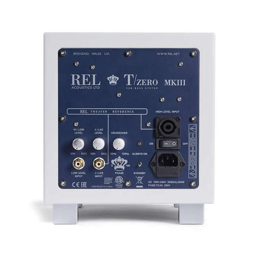 REL T/Zero MKIII High Gloss White
