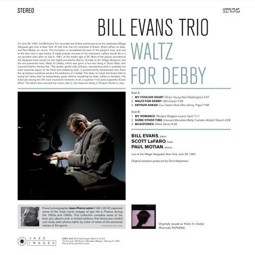 Bill Evans Trio Waltz For Debby