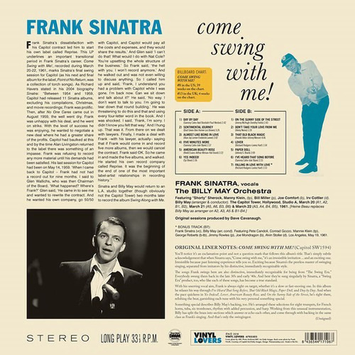 Frank Sinatra Come Swing With Me DMM