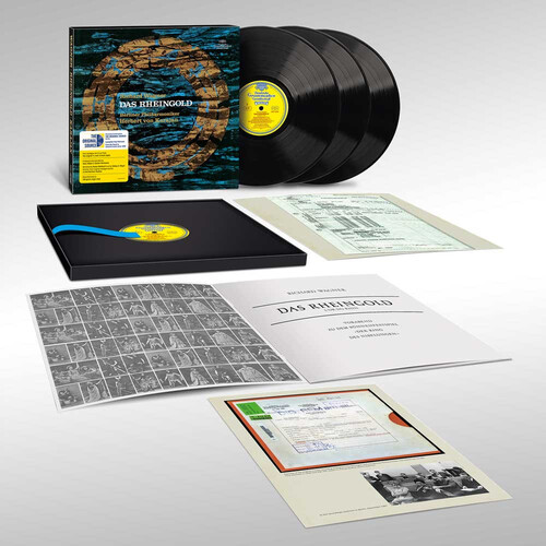 Herbert von Karajan & Berliner Philharmoniker Wagner Das Rheingold (Original Source Series) Box Set (3 LP)