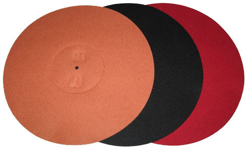 Millennium Audio M-LP felt mat  Red