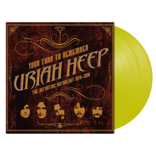Uriah Heep Your Turn To Remember: The Definitive Anthology 1970-1990 Coloured Yellow Vinyl (2 LP)