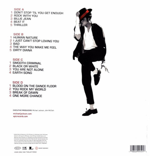Michael Jackson Number Ones Coloured Solid Red Vinyl (2 LP)