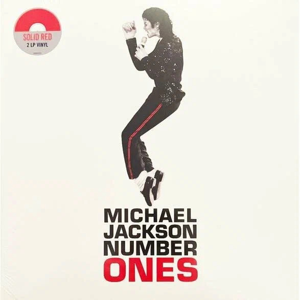 Michael Jackson Number Ones Coloured Solid Red Vinyl (2 LP)