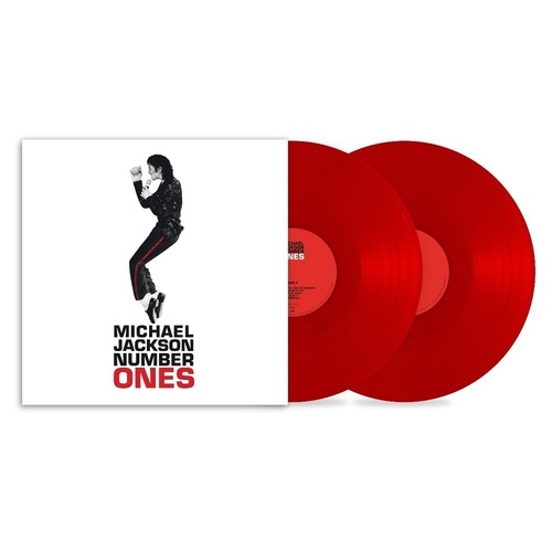 Michael Jackson Number Ones Coloured Solid Red Vinyl (2 LP)