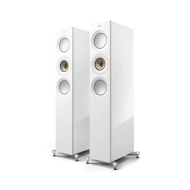KEF Reference 3 High Gloss White/Champagne