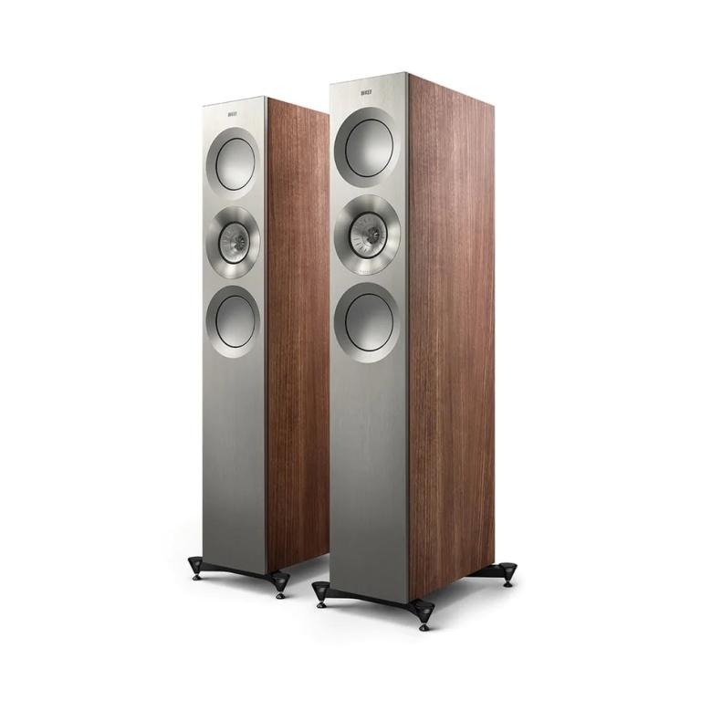 KEF Reference 3 Satin Walnut/Silver