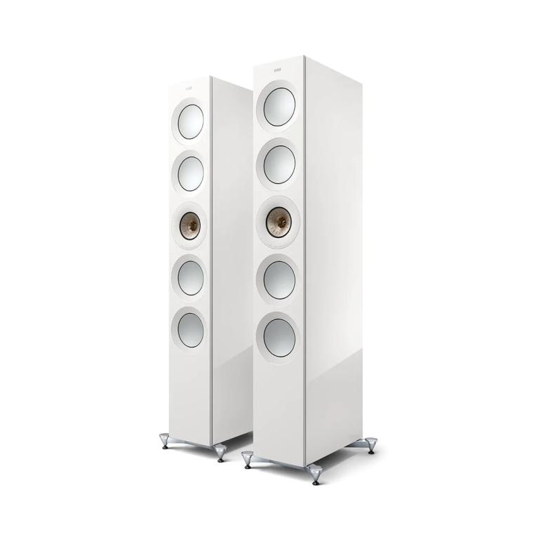 KEF Reference 5 High Gloss White/Champagne
