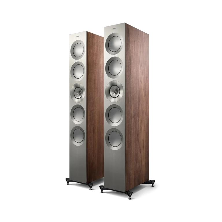KEF Reference 5 Satin Walnut/Silver