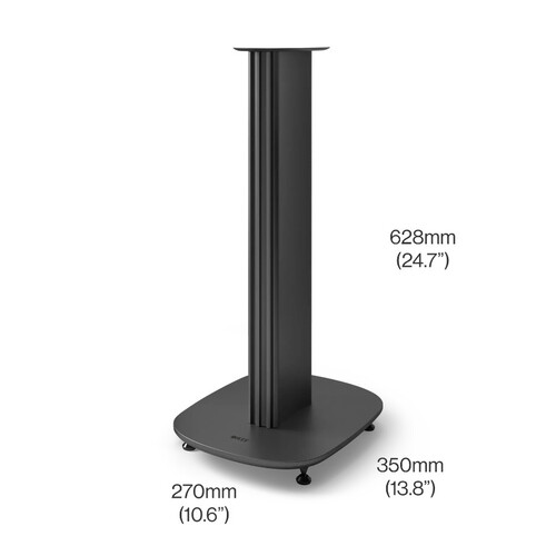 KEF S-Luxe Speaker Stands Slate Grey