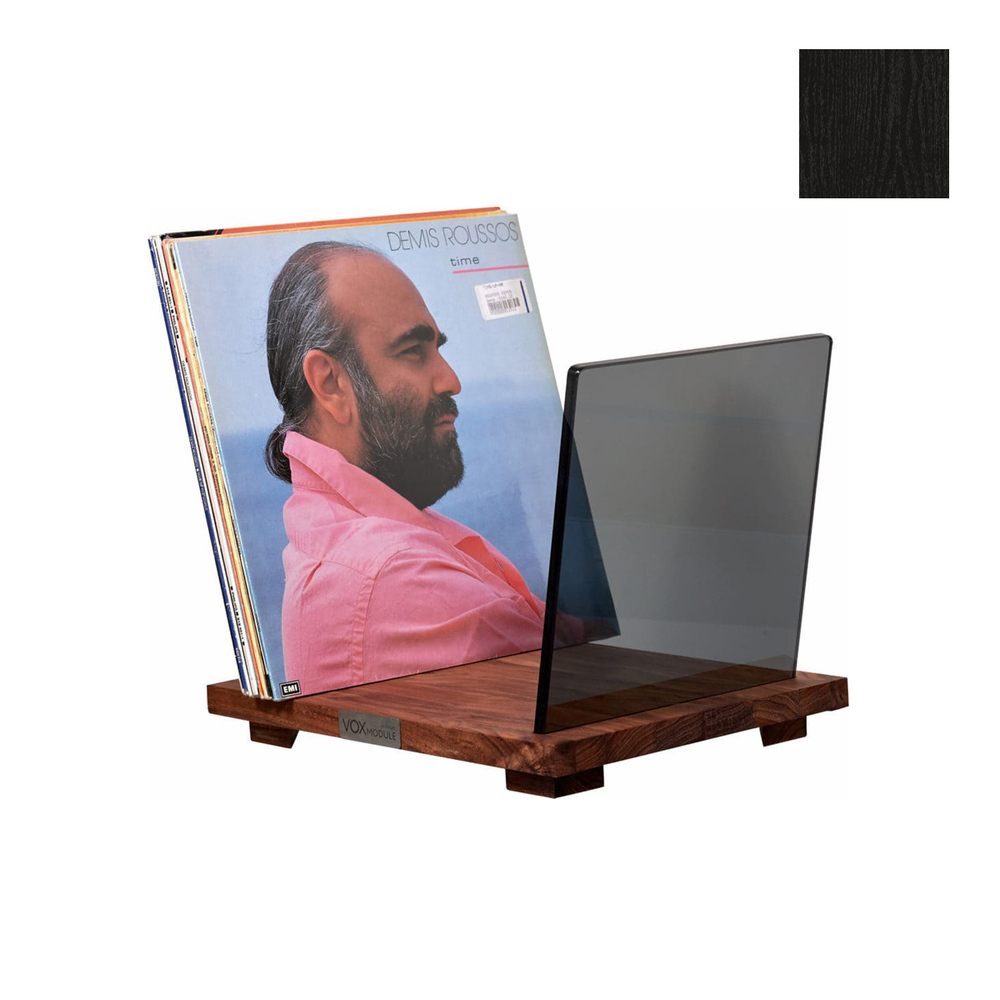 OnlyVinyl Vinyl Stand-07 Black Oak