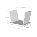 OnlyVinyl Vinyl Stand-07 Wenge