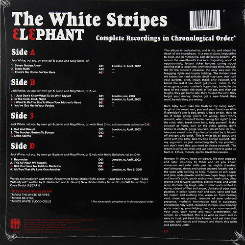 The White Stripes Elephant (2 LP)