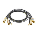 Van Den Hul D-501 Silver Hybrid RCA-RCA 1,0 м.