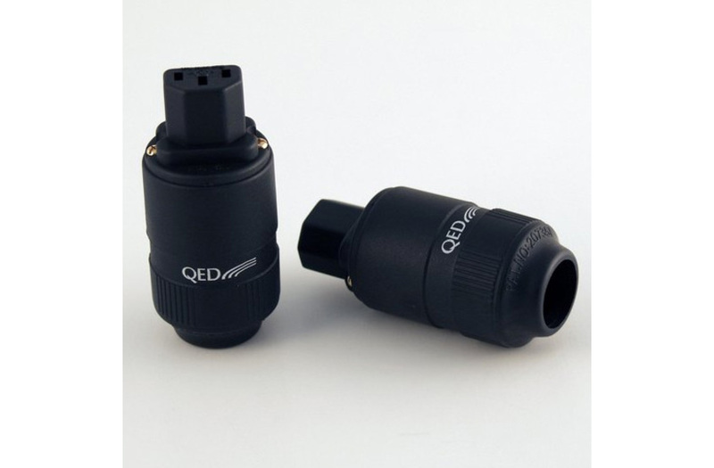 Qed Reference IEC Connector Rhodium