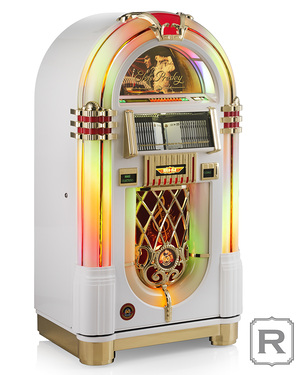 Ricatech Elvis Presley Limited Edition Jukebox Bluetooth Piano White
