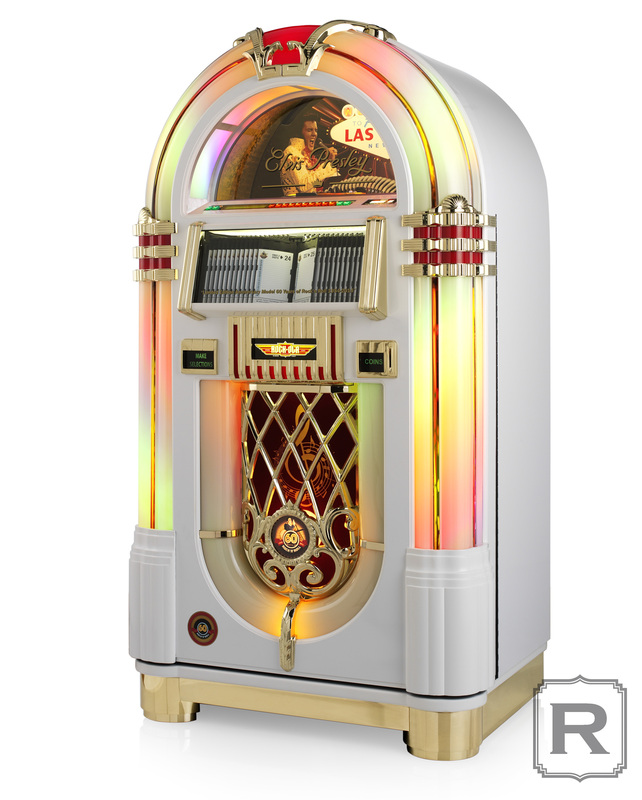 Ricatech Elvis Presley Limited Edition Jukebox Bluetooth Piano White