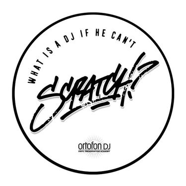 Ortofon DJ Slipmat "What Is A DJ If He Can't SCRATCH?" Set (2 pcs.)