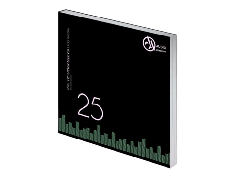 Audio Anatomy Outer Record Sleeves PVC Set (25 pcs.)
