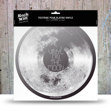 Rock on Wall Felt Slipmat "Moon"