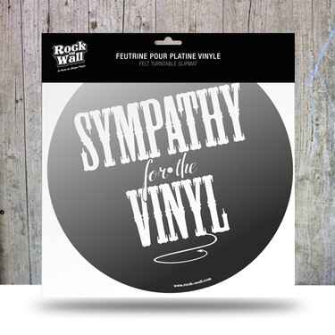 Rock on Wall Felt Slipmat "Sympathy"