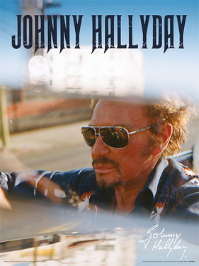 Art Print Johnny Hallyday Drive