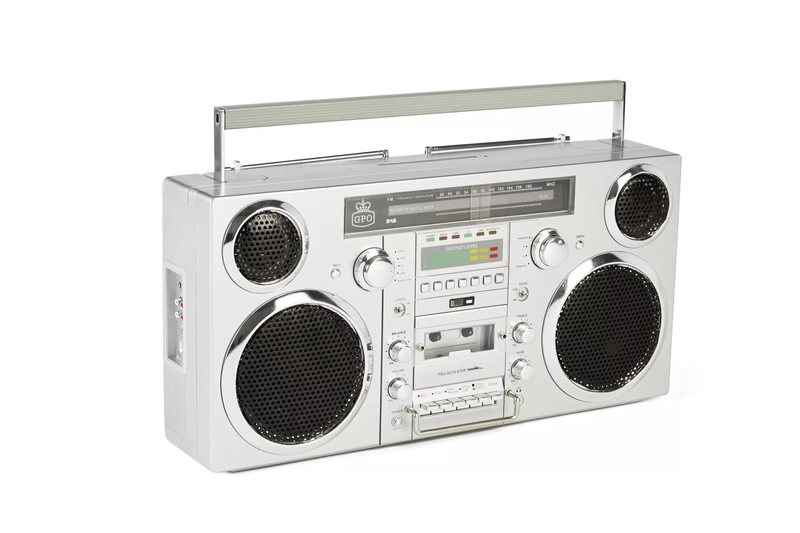 GPO Brooklyn Boombox Silver