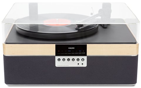 PlusAudio Record Player Maple