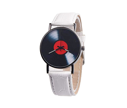 Onlyvinyl Wristwatch Record White