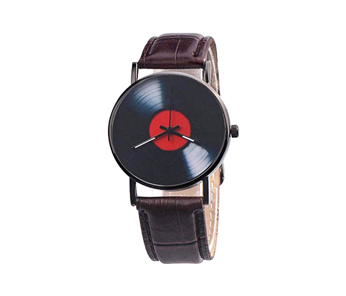 Onlyvinyl Wristwatch Record Brown