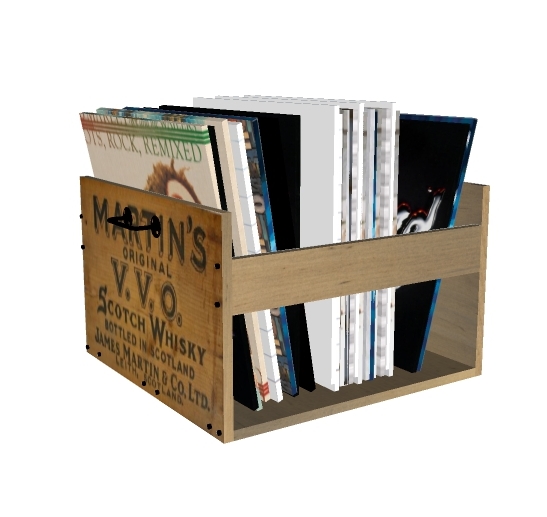 OnlyVinyl Vinyl Stand-03 Oak