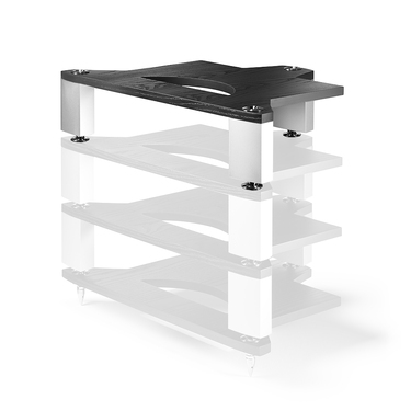 Naim Audio FraimLite Medium Level Black Ash Top/Silver Leg