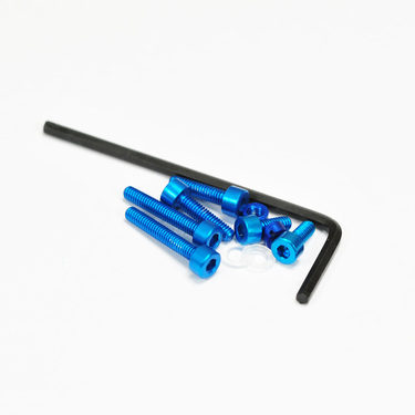 Nasotec Aluminium Cartridge Mounting Screw Set Blue