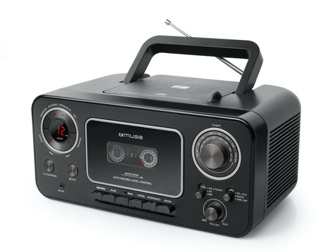 Muse Boombox M-182 RDC Black