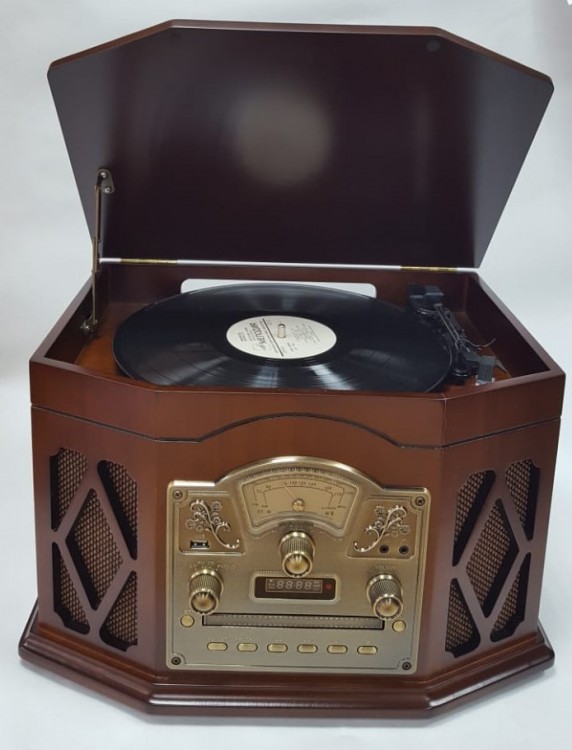 OnlyVinyl Antique Discomania Walnut