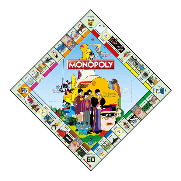 The Beatles Yellow Submarine Monopoly Board Game
