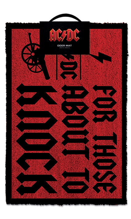 AC/DC For Those About To Knock Door Mat