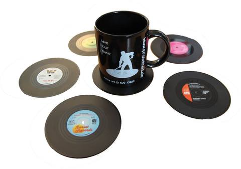 Onlyvinyl Coasters Records Design Set of 6