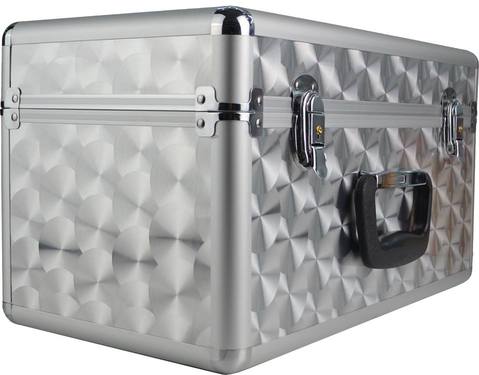 OnlyVinyl Single Suitcase Small Silver