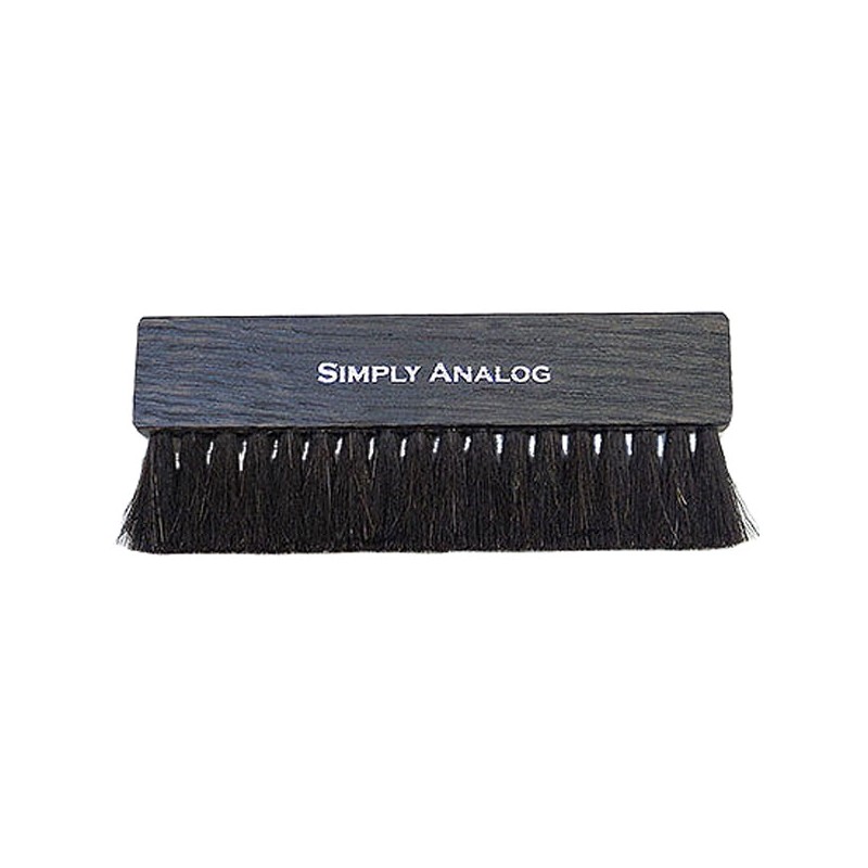 Simply Analog Anti-static Wooden Brush Cleaner Black Oak