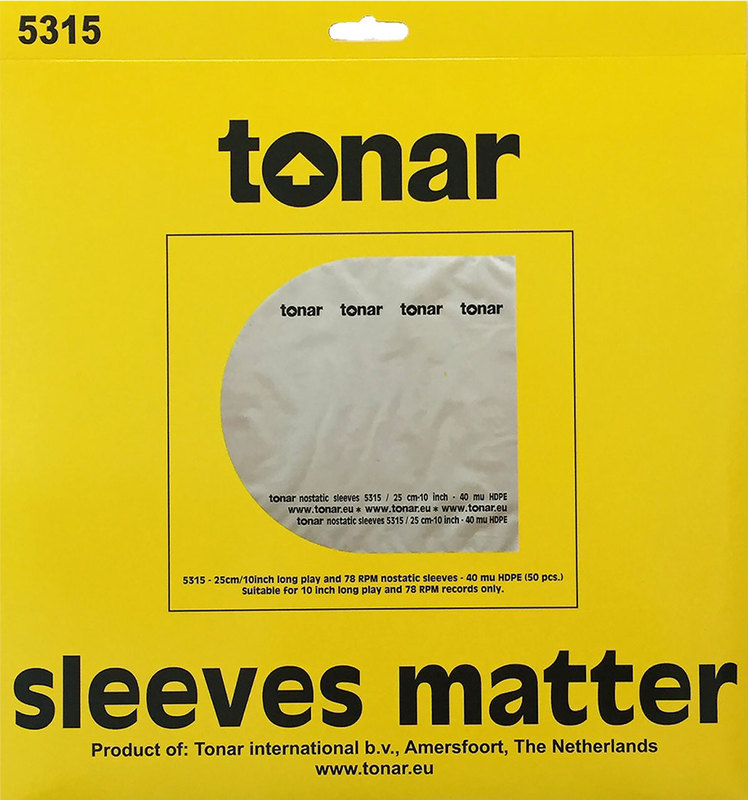 Tonar Inner Record Sleeves 10" Set (50 pcs.)