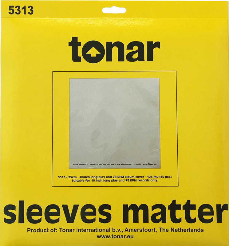 Tonar Outer Record Sleeves 10" Set (25 pcs.)